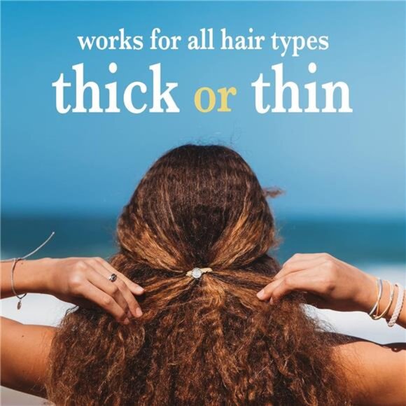 Womens hair tie bracelet set elastic no crease ponytail holder stylish jewelry g - Picture 3 of 7